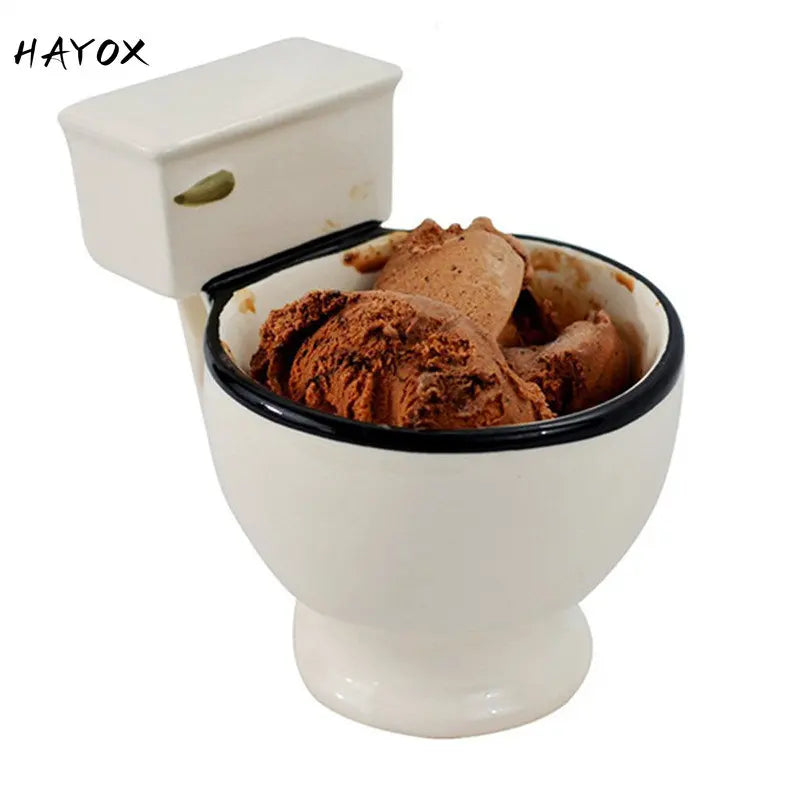 Creative and Quirky Ceramic Mugs Novelty Toilet Ceramic Mug with Handle 300ml Coffee Tea Milk Ice Cream Cup Funny for Gift Toile