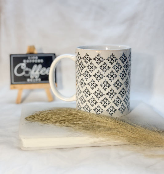 MUG 11 OZ Geometric HIDDEN MIDDLE FINGERS