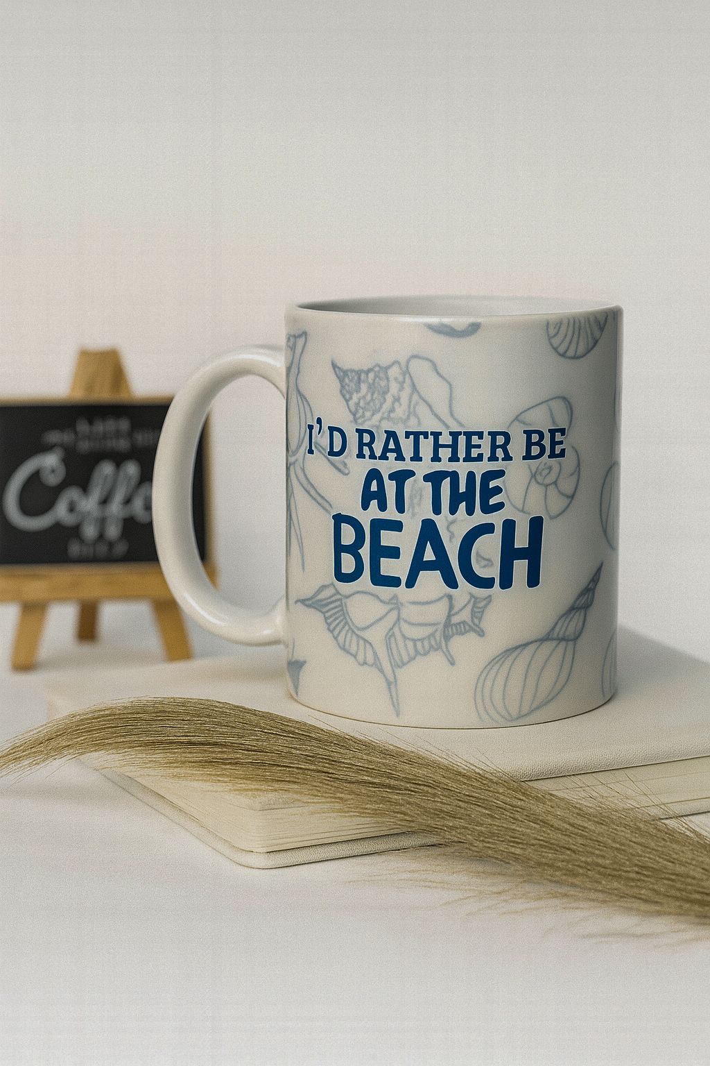 MUG 11 OZ I'D RATHER BE AT THE BEACH